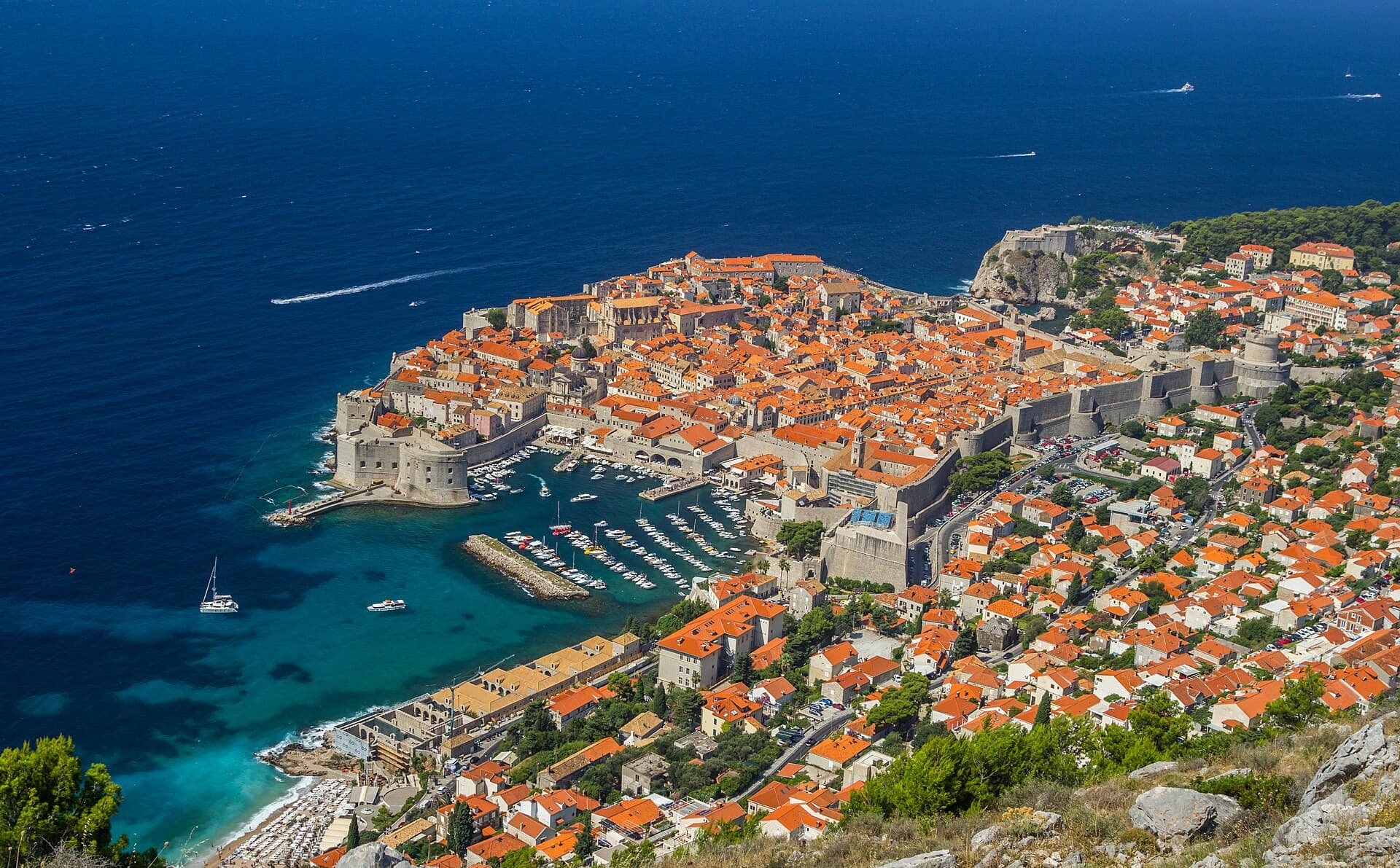 Dubrovnik walled old town
